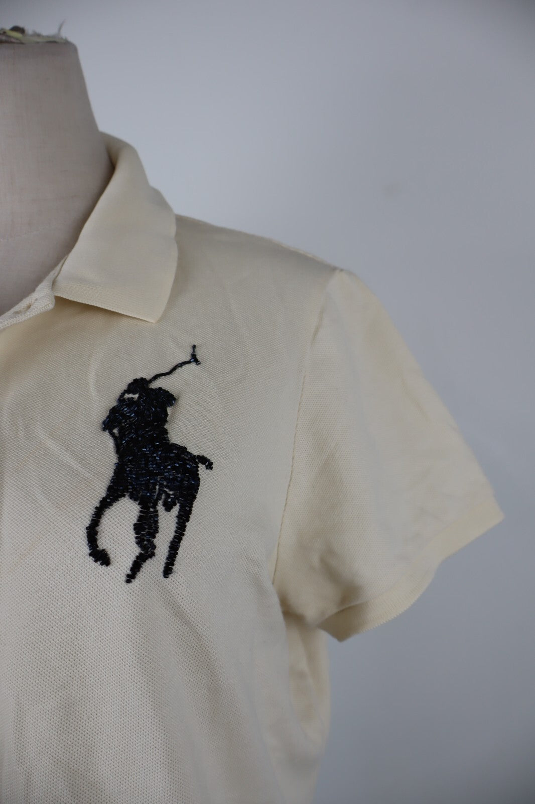 RALPH LAUREN SPORT POLO DONNA COTONE TG. XL WOMAN COTTON SHIRT CASUAL VINTAGE
