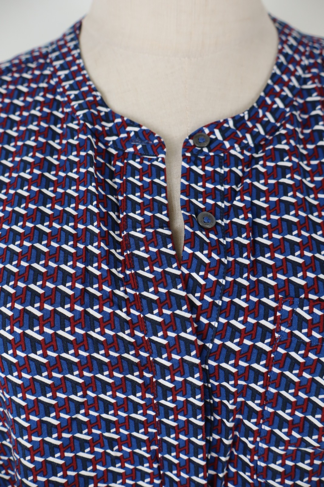 TOMMY HILFIGER CAMICIA DONNA TG. 42 WOMAN SHIRT CASUAL VINTAGE BLUSA