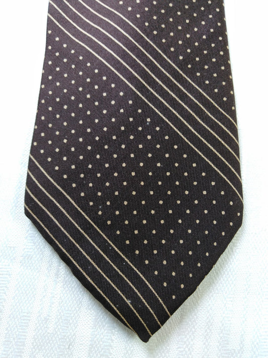 PROCHOWNICK 100% SILK TIE SETA CRAVATTA NECKTIE MADE IN ITALIA CLASSIC