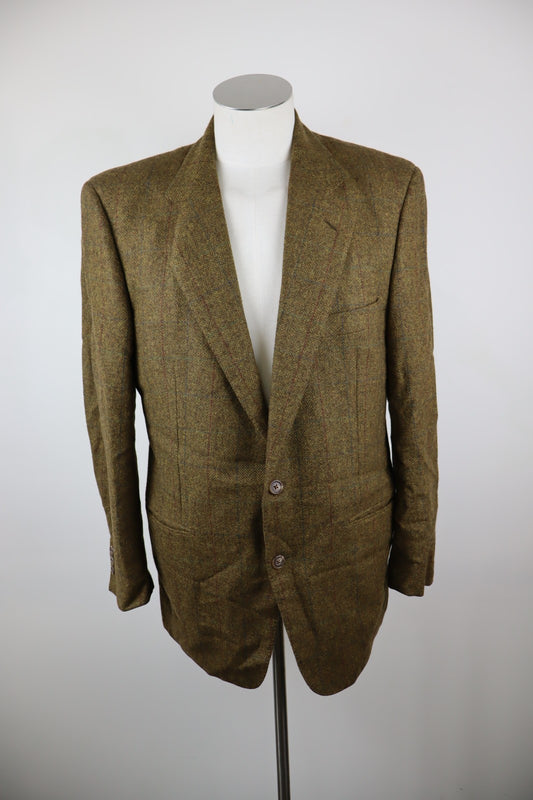TRUSSARDI GIACCA BLAZER LANA UOMO TG 50 MAN WOOL ACETATO JACKET CASUAL VINTAGE
