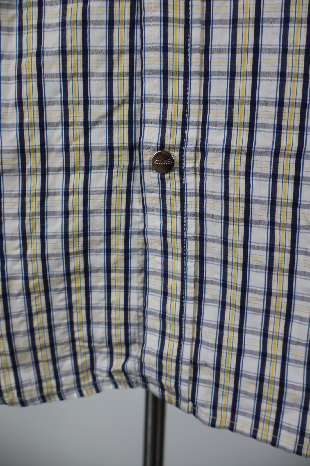 PACIOTTI 4US CAMICIA UOMO COTONE TG. 46 MAN CASUAL VINTAGE COTTON SHIRT