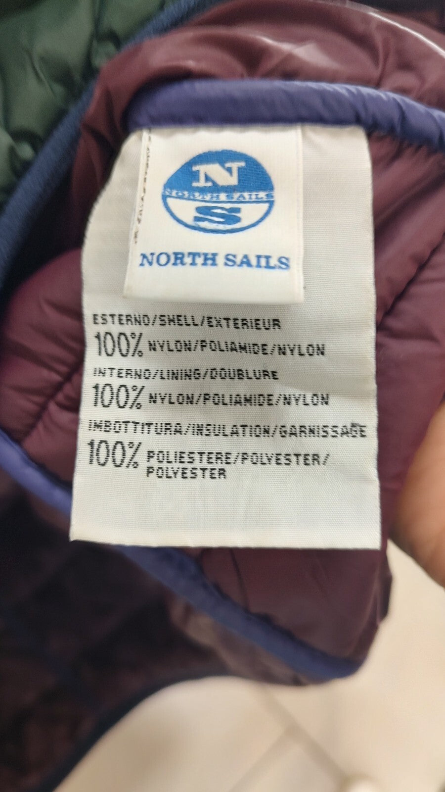 NORTH SAILS GIUBBINO IMBOTTITO GIACCA  DONNA Tg. L WOMAN CASUAL JACKET VINTAGE