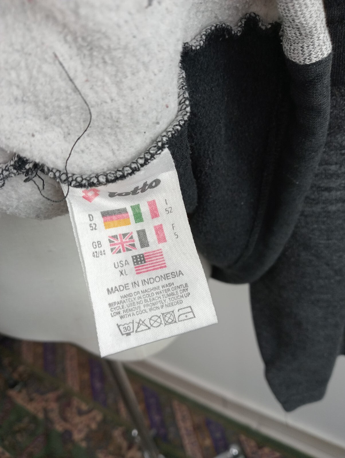 LOTTO TRAINING GIACCA SPORTIVA UOMO Tg. XL MAN VINTAGE CASUAL JACKET ITALY