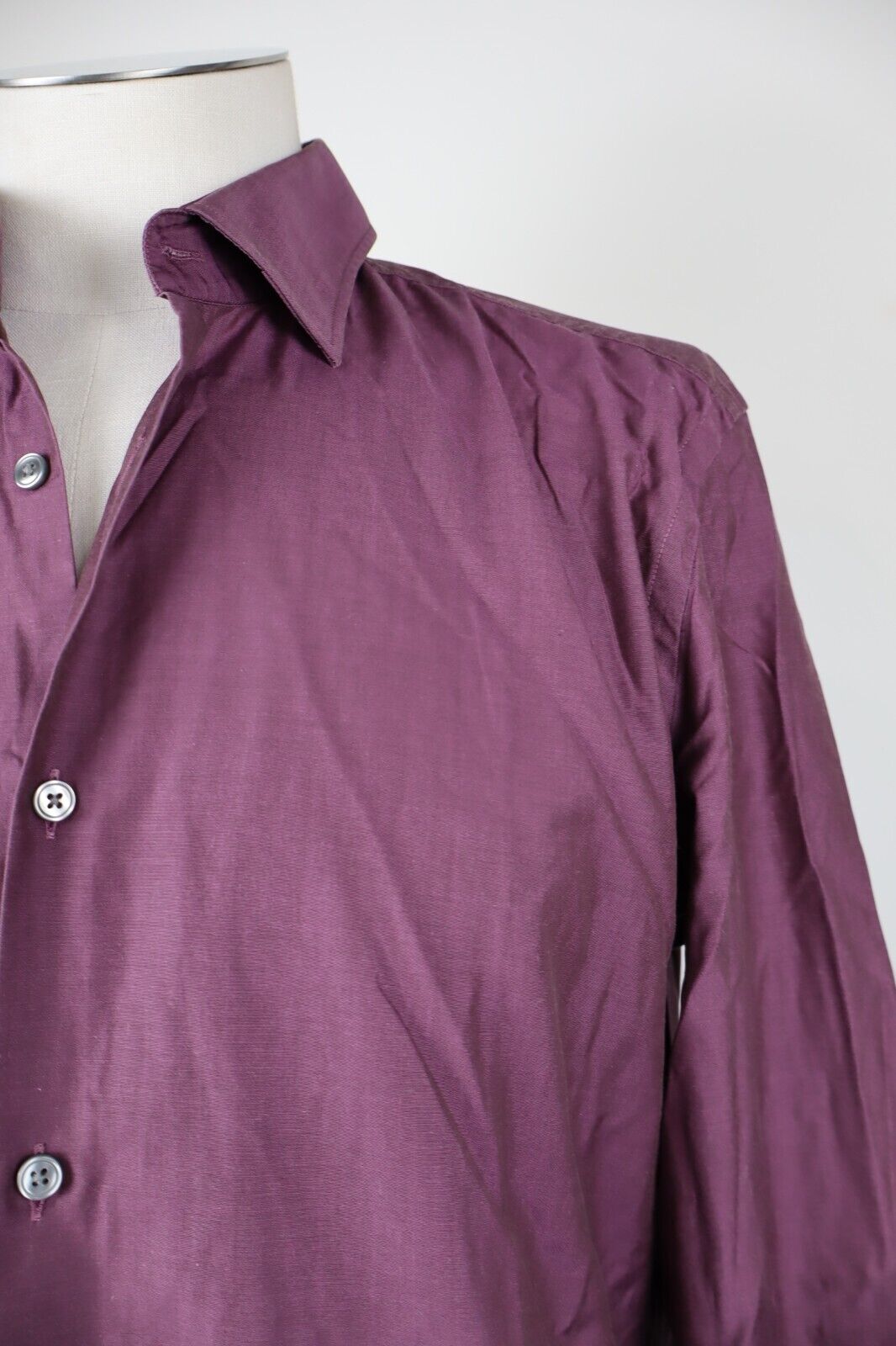 HUGO BOSS CAMICIA UOMO TG. 41 16 SLIM FIT MAN CASUAL VINTAGE SHIRT COTONE COTTON