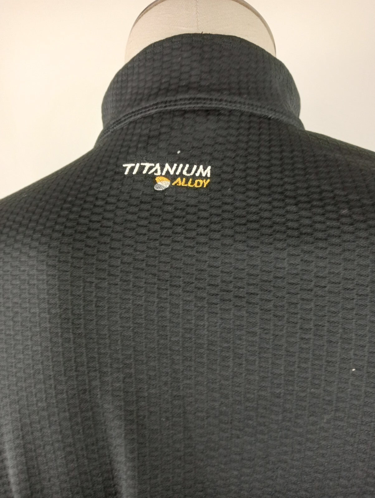 COLUMBIA TITANIUM  T-SHIRT MAGLIA CON ZIP UOMO MAN Tg M CASUAL VINTAGE