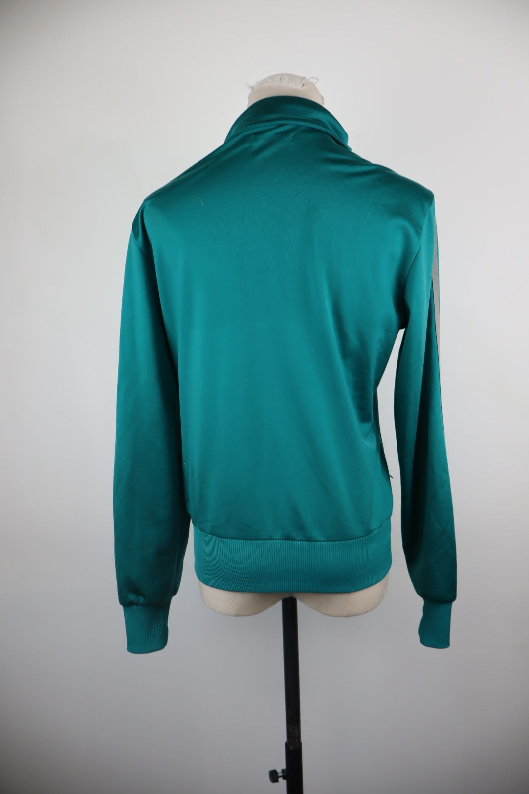 ADIDAS GIACCA SPORTIVA DONNA Tg. 44 WOMAN SPORT JACKET SWEATSHIRT VINTAGE VERDE