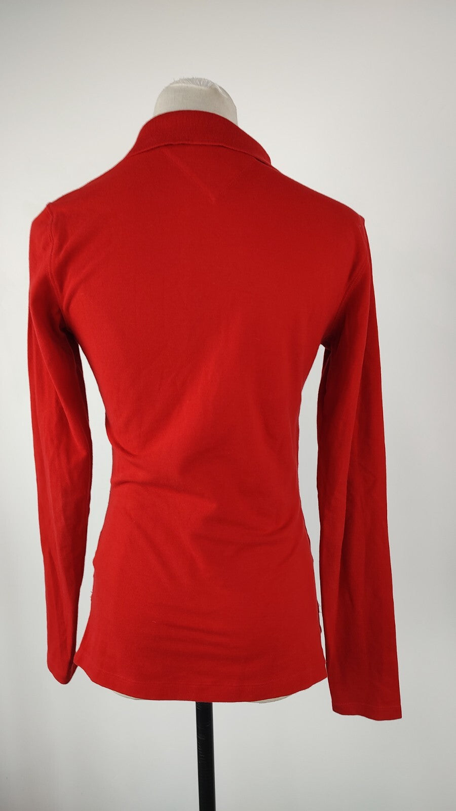 TOMMY HILFIGER POLO MAGLIA DONNA COTONE TG. XS WOMAN SHIRT CASUAL VINTAGE COTTON