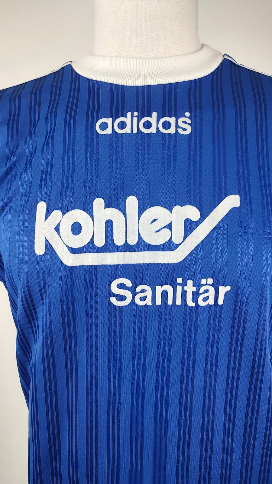ADIDAS KOHLER N. 4 MAGLIA CALCIO UOMO Tg 16 SOCCER MAN JERSEY MADE IN UK