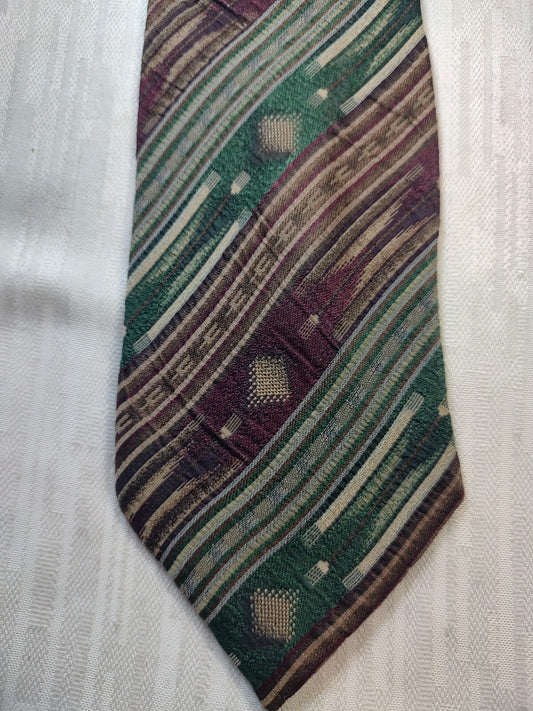 ALTEA MILANO 100% SILK TIE SETA CRAVATTA NECKTIE MADE IN ITALY CLASSIC