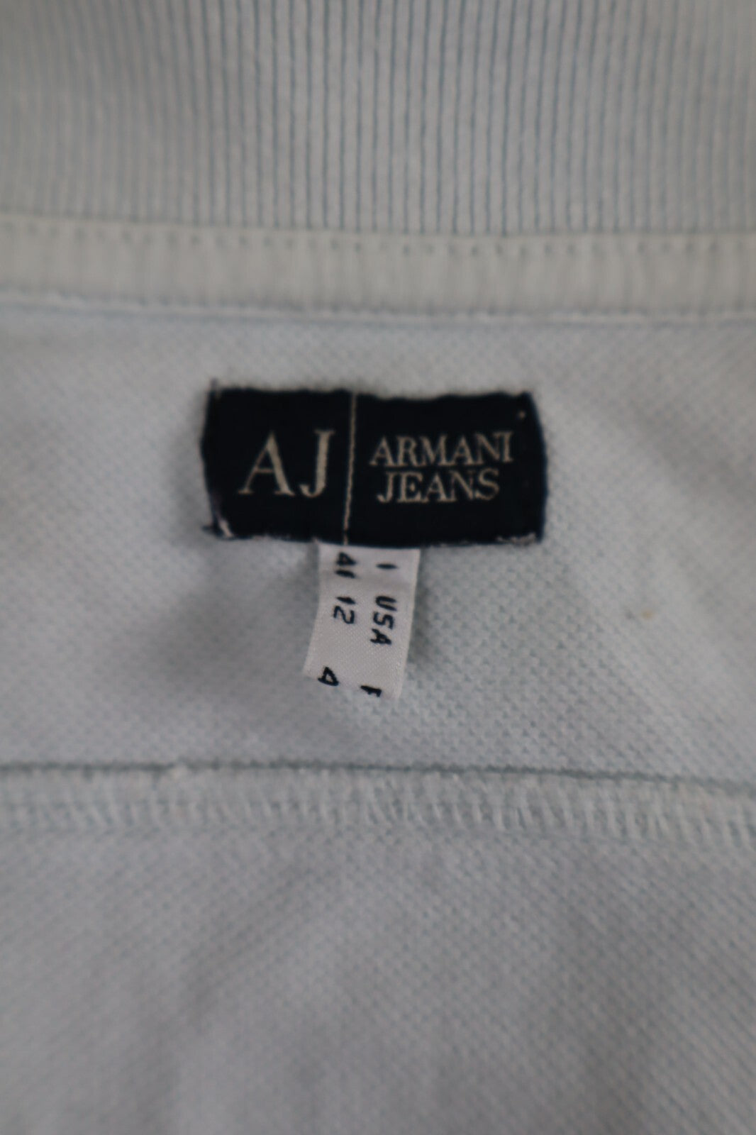 ARMANI JEANS POLO DONNA COTONE TG. 46 WOMAN SHIRT CASUAL VINTAGE COTTON