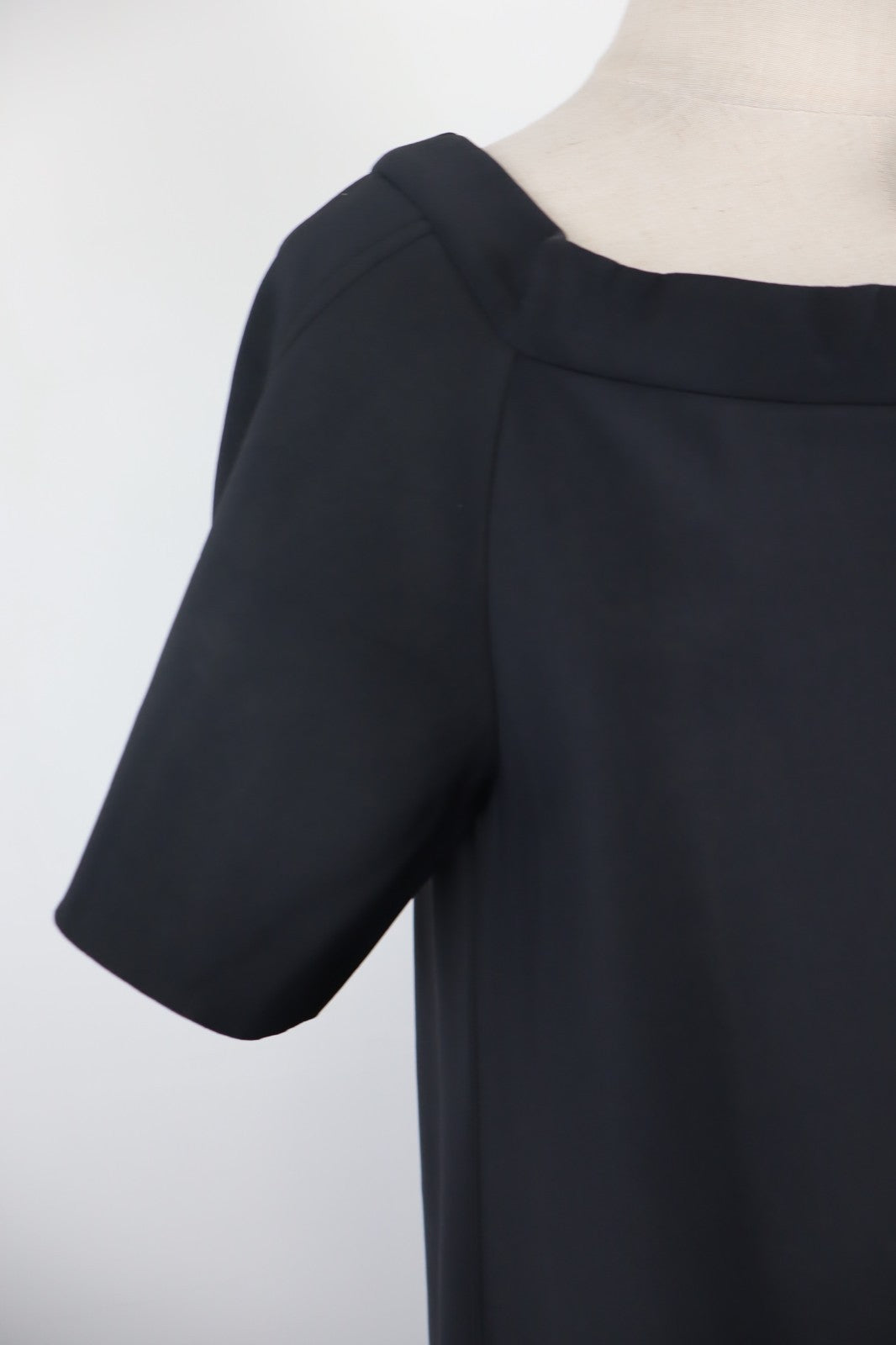 PINKO VESTITO DONNA MEZZA MANICA TG. 44 WOMAN CASUAL VINTAGE DRESS ABITO NERO