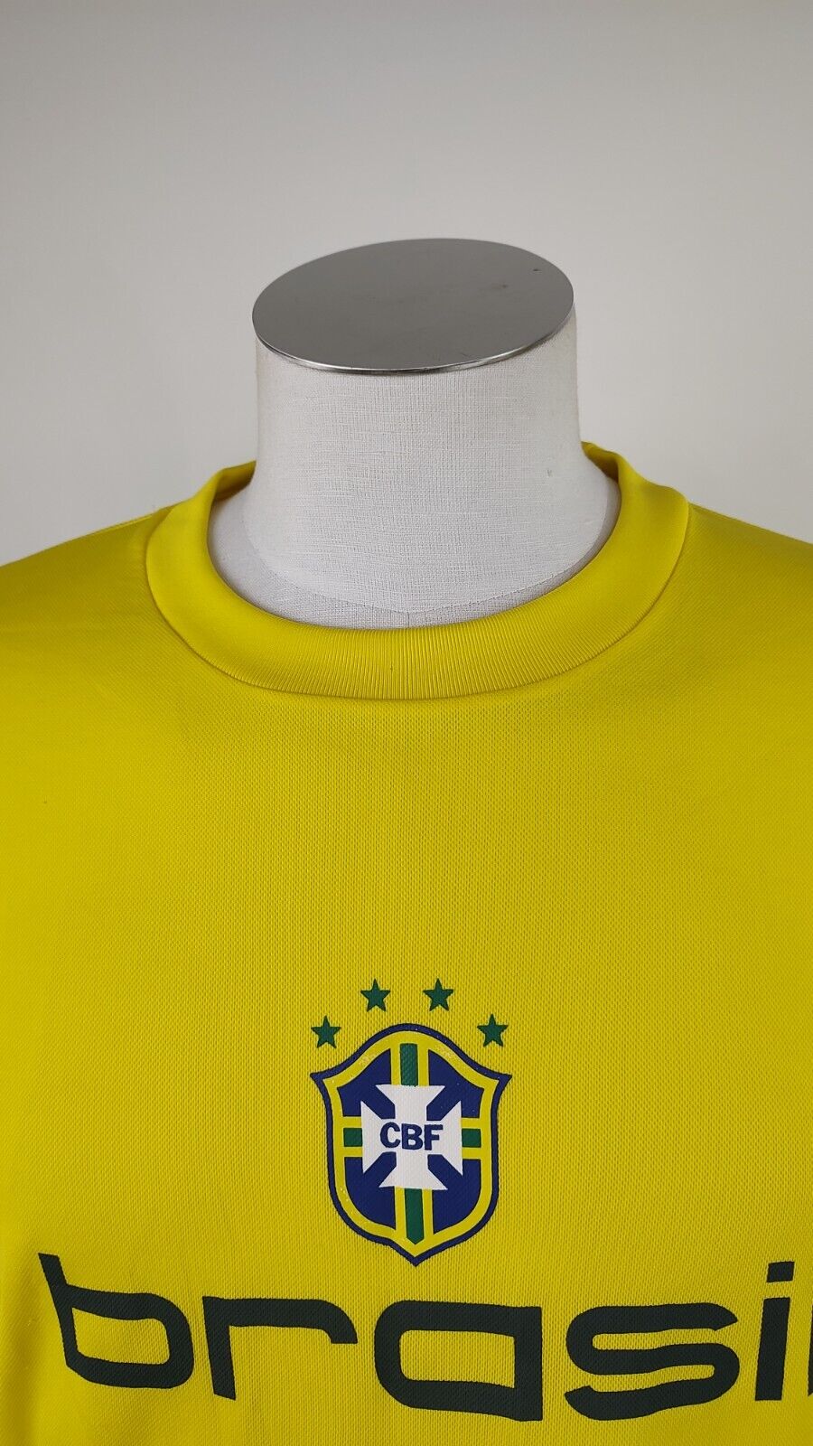 NIKE BRASILE MAGLIA CALCIO UOMO Tg M SOCCER JERSEY TRIKOT VINTAGE