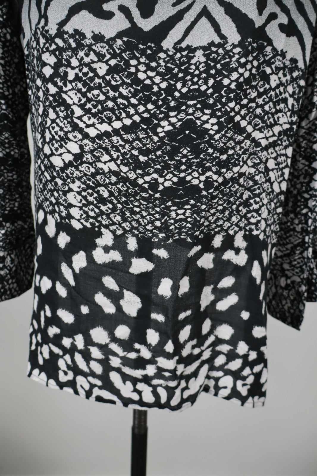 DESIGUAL CAMICIA DONNA TG. XL WOMAN SHIRT CASUAL VINTAGE ANIMALIER