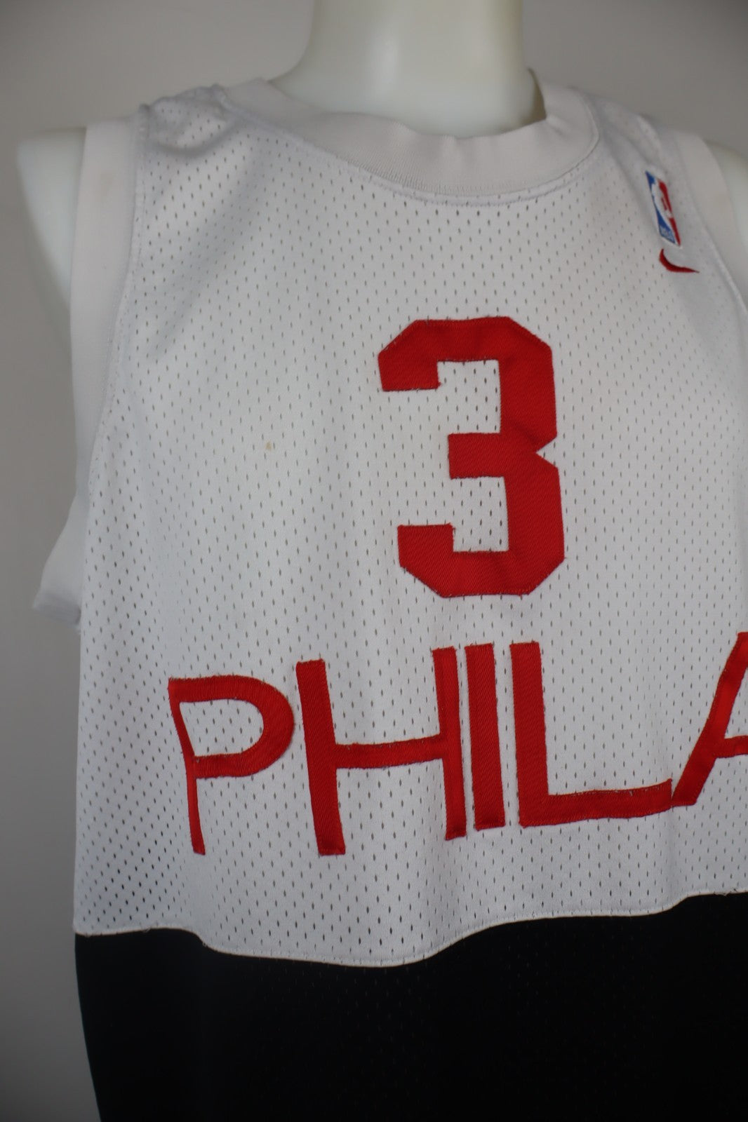 NIKE PHILADELPHIA IVERSON N3 CANOTTA MAGLIA BASKET UOMO TG L SPORT T-SHIRT NBA