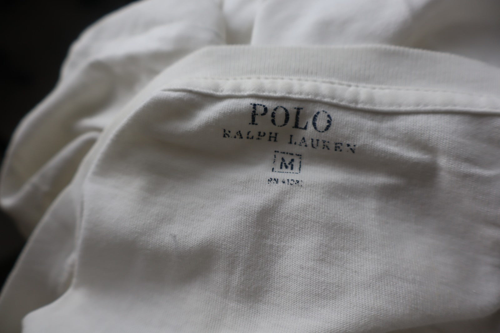 RALPH LAUREN MAGLIA UOMO COTONE TG M MAN COTTON T-SHIRT CASUAL VINTAGE LOGO