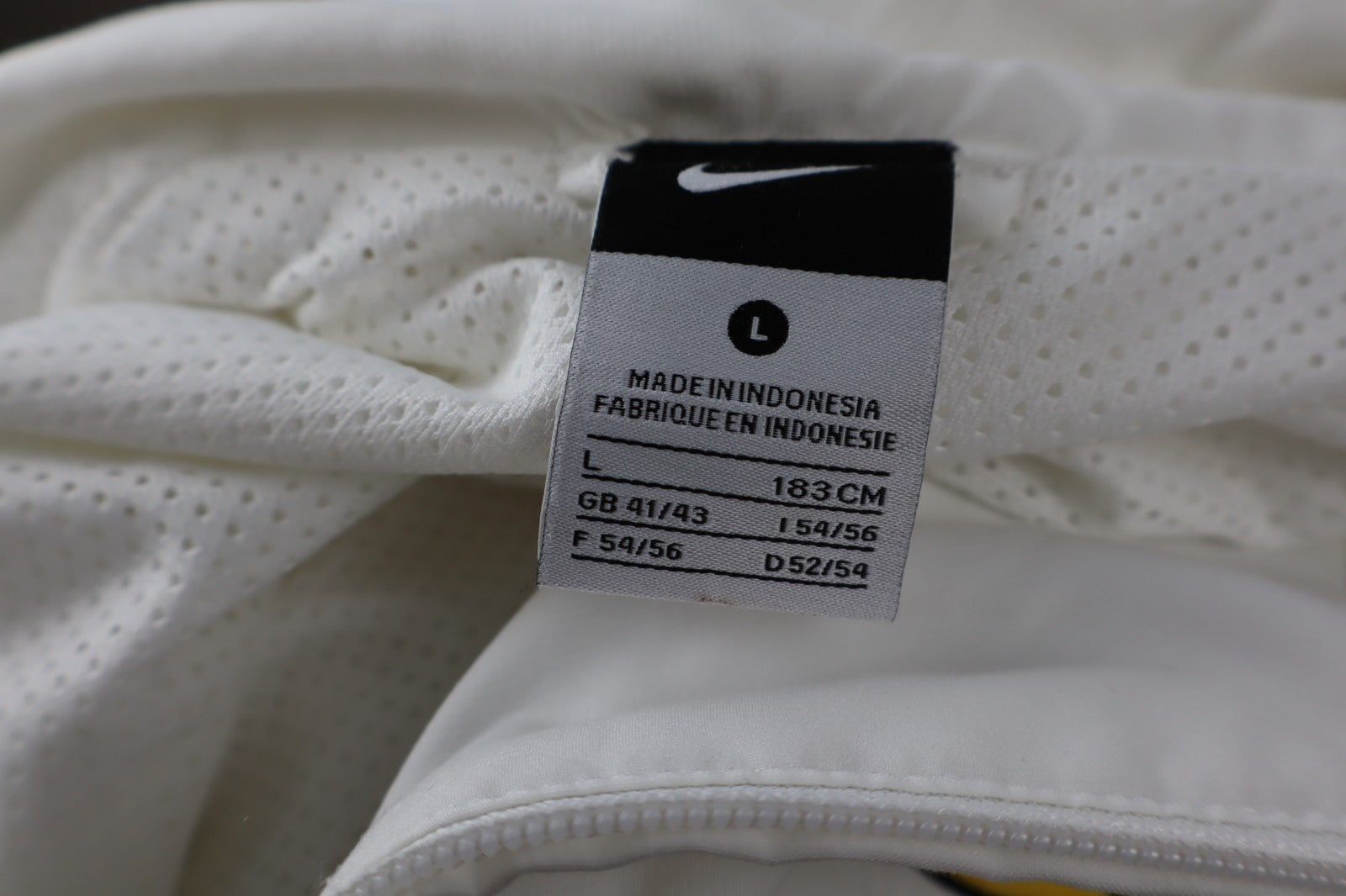 NIKE FC FANANO GIACCA SPORTIVA UOMO CALCIO Tg L MAN SOCCER VINTAGE JACKET