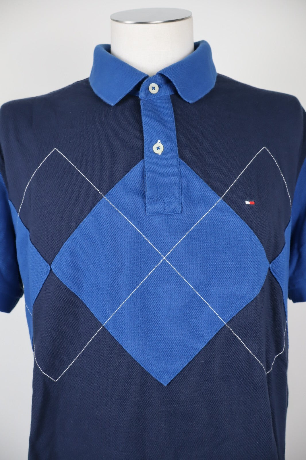 TOMMY HILFIGER POLO MAGLIA UOMO TG XL MAN SHIRT CASUAL VINTAGE COTONE