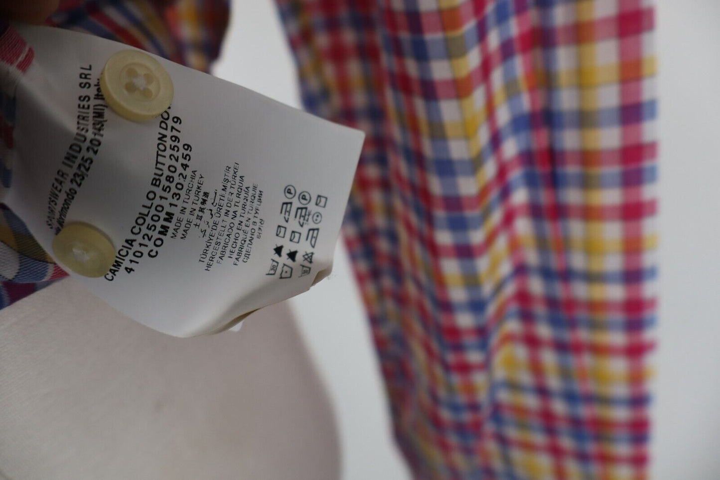 HENRY COTTON'S CAMICIA UOMO TG. 37 MAN CASUAL VINTAGE SHIRT COTONE COTTON