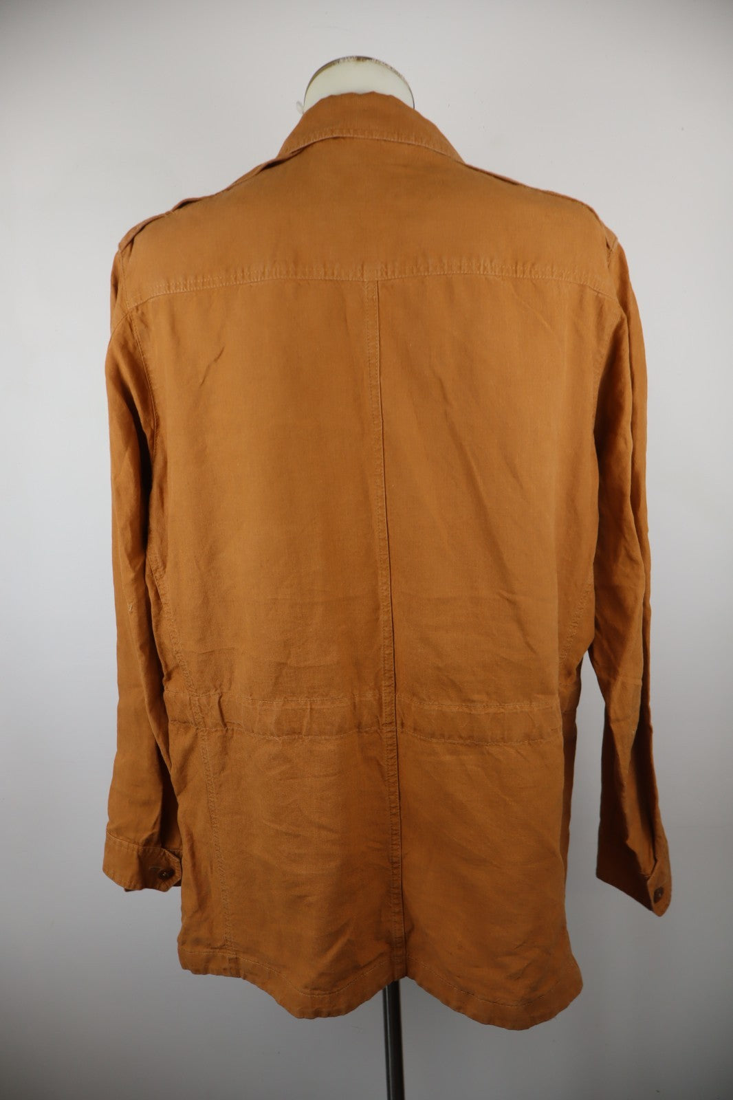 BUGATTI GIUBBINO UOMO TG 50 MAN VINTAGE CASUAL JACKET LINO FLAX