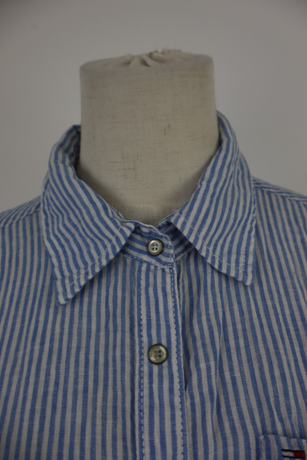 TOMMY HILFIGER CAMICIA DONNA TG. M WOMAN SHIRT CASUAL VINTAGE