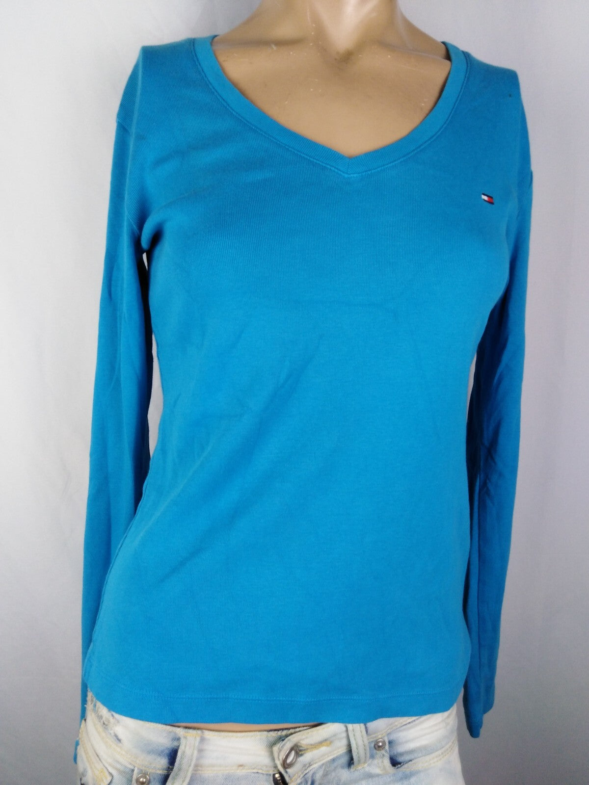 TOMMY HILFIGER MAGLIA DONNA TG. S WOMAN CASUAL VINTAGE SHIRT