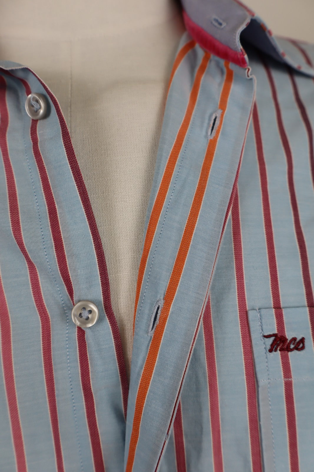 MARLBORO CLASSIC CAMICIA UOMO COTONE TG. L MAN CASUAL VINTAGE SHIRT COTTON