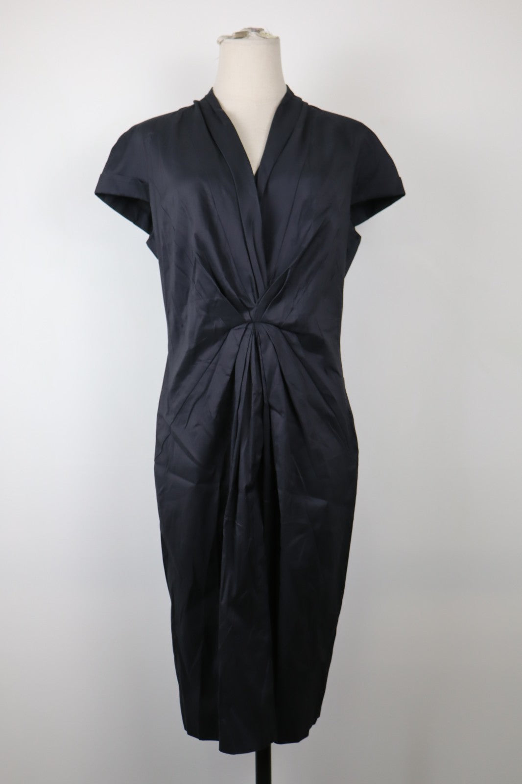HUGO BOSS VESTITO DONNA TG. 46 WOMAN CASUAL VINTAGE DRESS ABITO COTONE CERNIERA