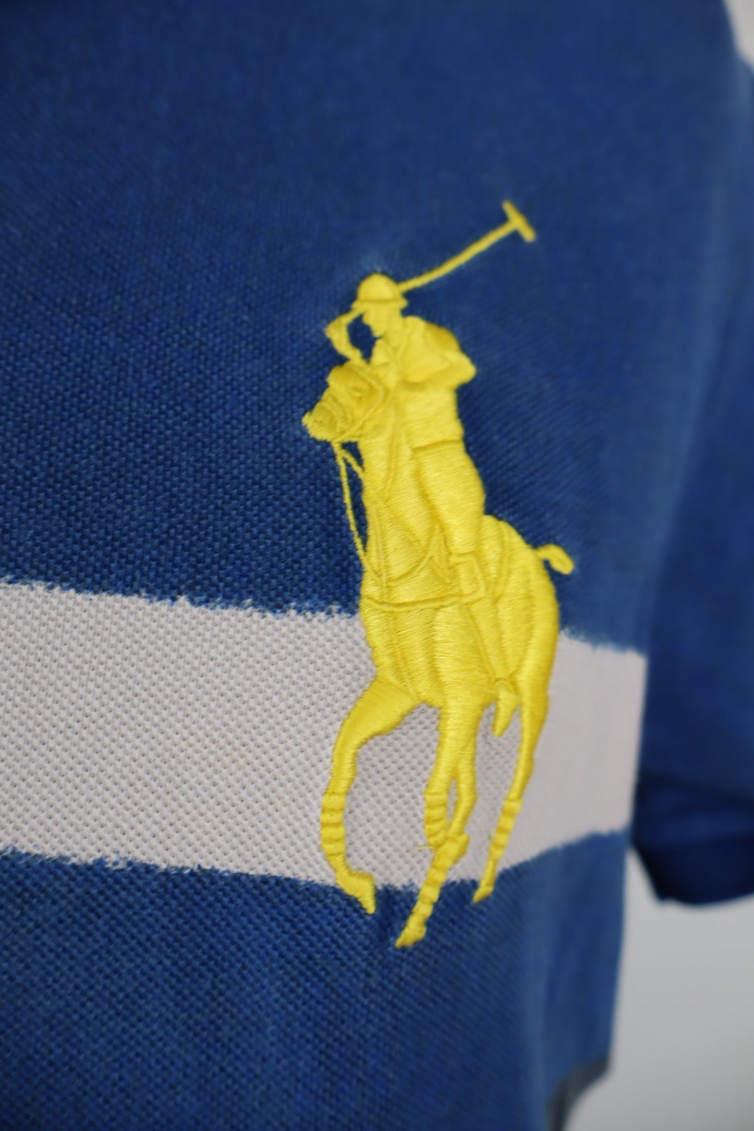 RALPH LAUREN POLO MAGLIA UOMO COTONE M MAN COTTON SHIRT CASUAL VINTAGE BIG LOGO