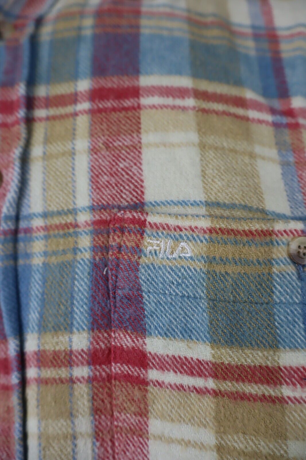 FILA CAMICIA UOMO TG M MAN SHIRT CASUAL VINTAGE COTONE COTTON