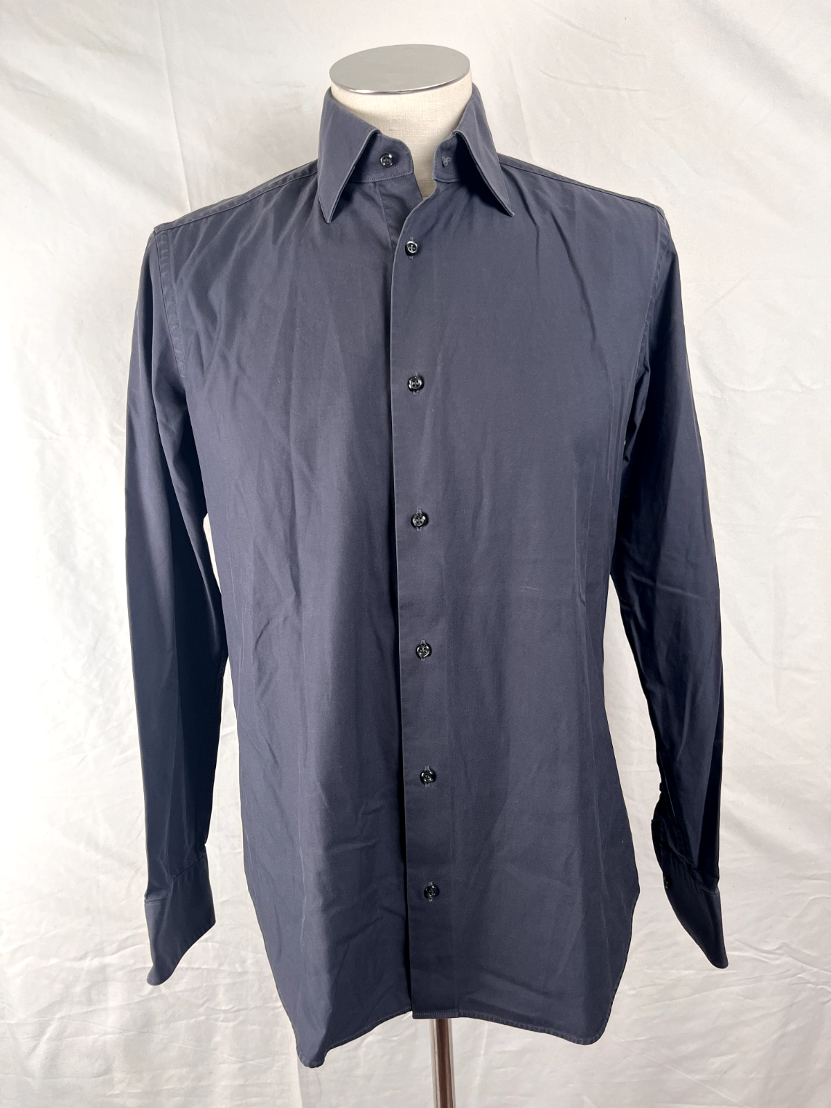 HUGO BOSS CAMICIA COTONE UOMO TG 39 15/2 MAN SHIRT CASUAL VINTAGE COTTON