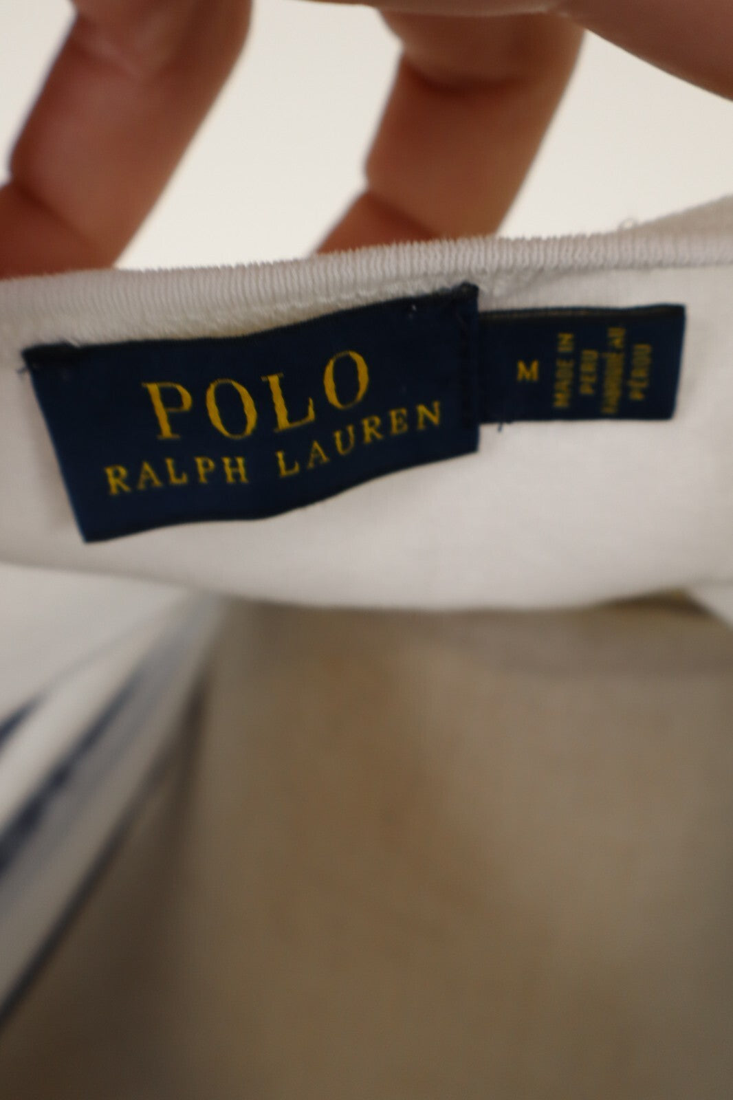 RALPH LAUREN SPORT MAGLIA COTONE DONNA TG. M WOMAN CASUAL VINTAGE T-SHIRT