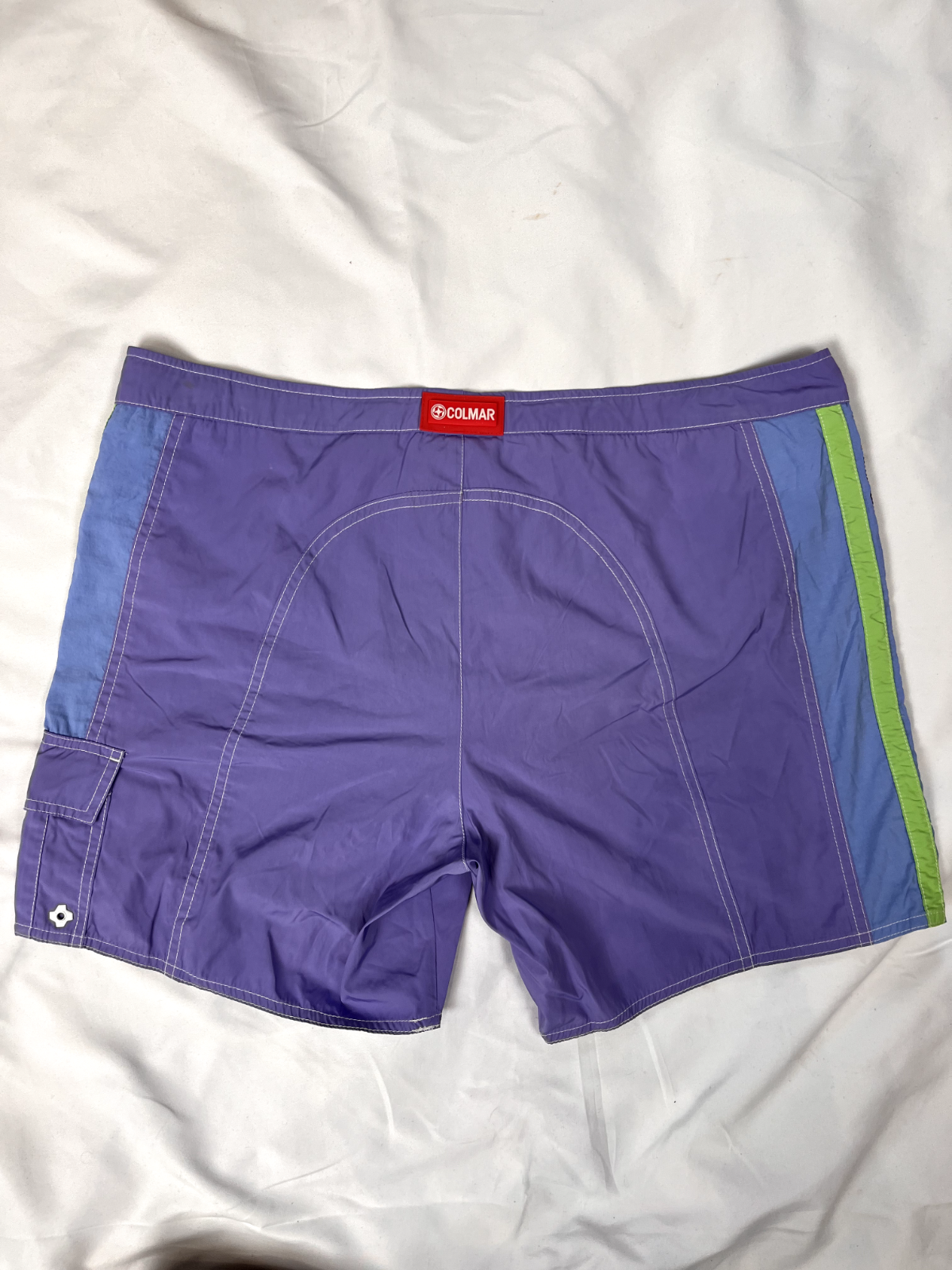 COLMAR COSTUME PANTALONCINO MARE UOMO TG 52 MEN SWIMSUIT VINTAGE CASUAL