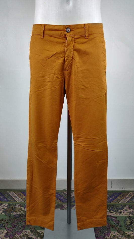 HENRY COTTON'S PANTALONE CASUAL UOMO TG 48 MAN VINTAGE PANTS COTONE