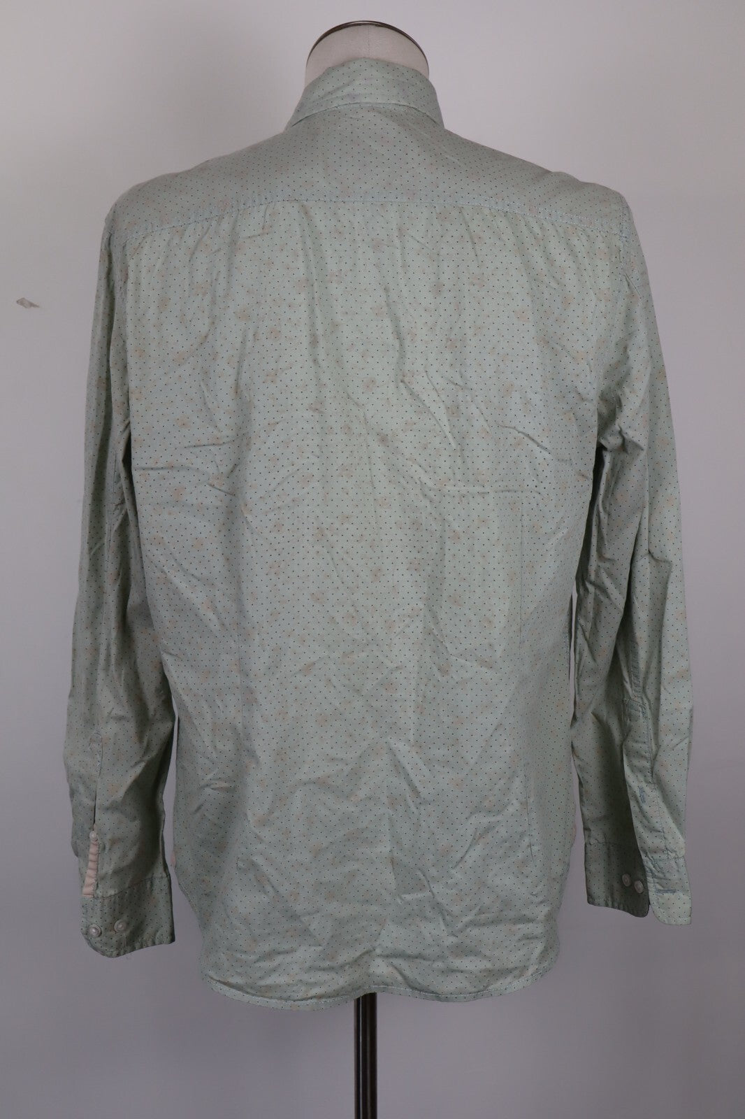 BLAUER CAMICIA UOMO TG. L MAN CASUAL VINTAGE SHIRT COTONE COTTON