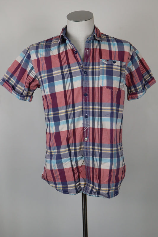 TOMMY HILFIGER CAMICIA UOMO COTONE TG. L MAN CASUAL VINTAGE COTTON SHIRT