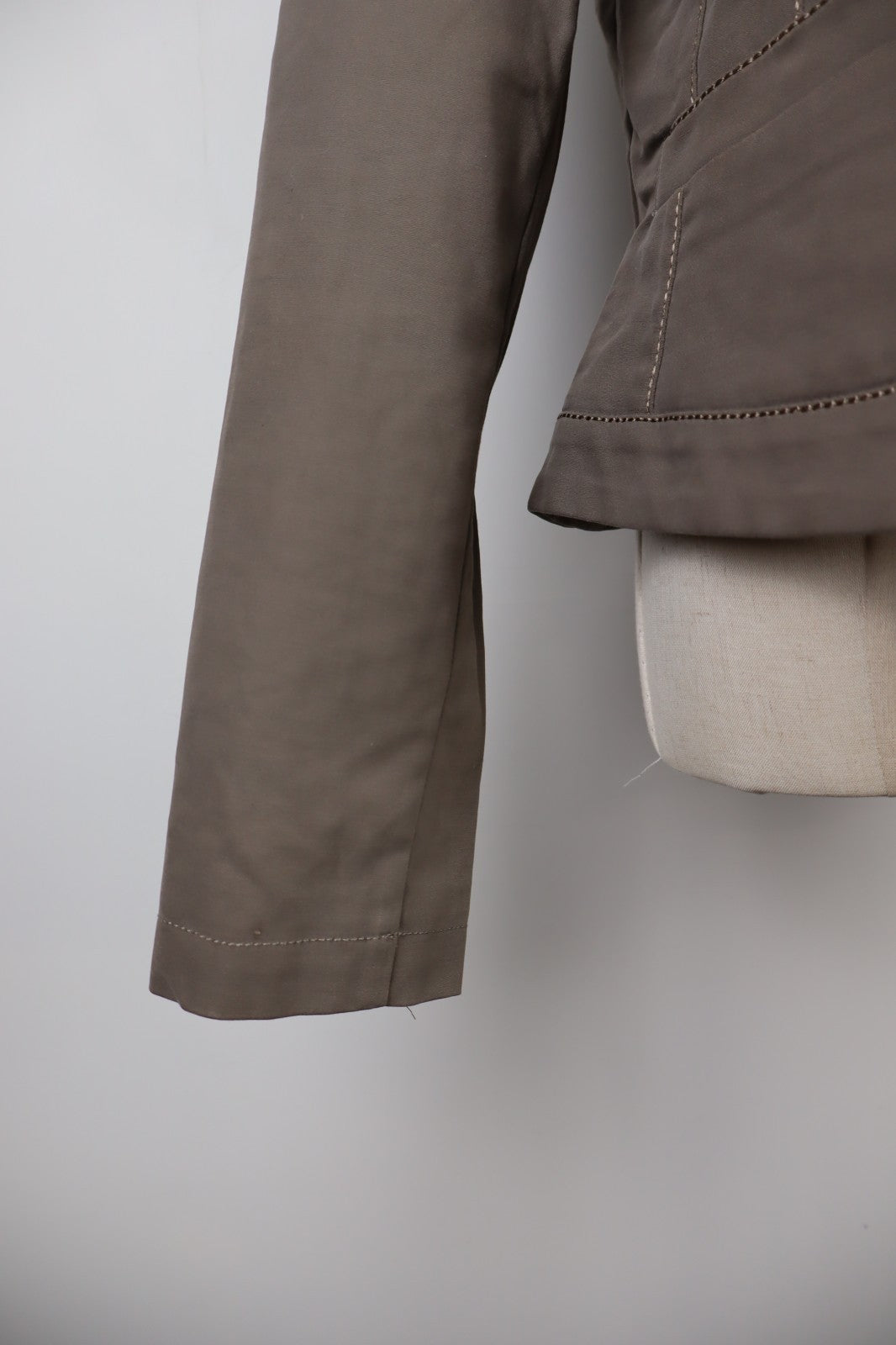 TRUSSARDI JEANS GIACCA BLAZER CON GANCETTI DONNA Tg 46 WOMAN VINTAGE JACKET