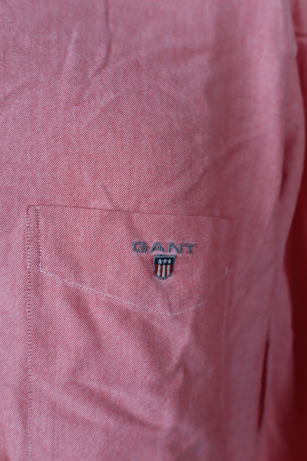 GANT CAMICIA COTONE UOMO TG. L MAN CASUAL VINTAGE SHIRT LOGO COTTON