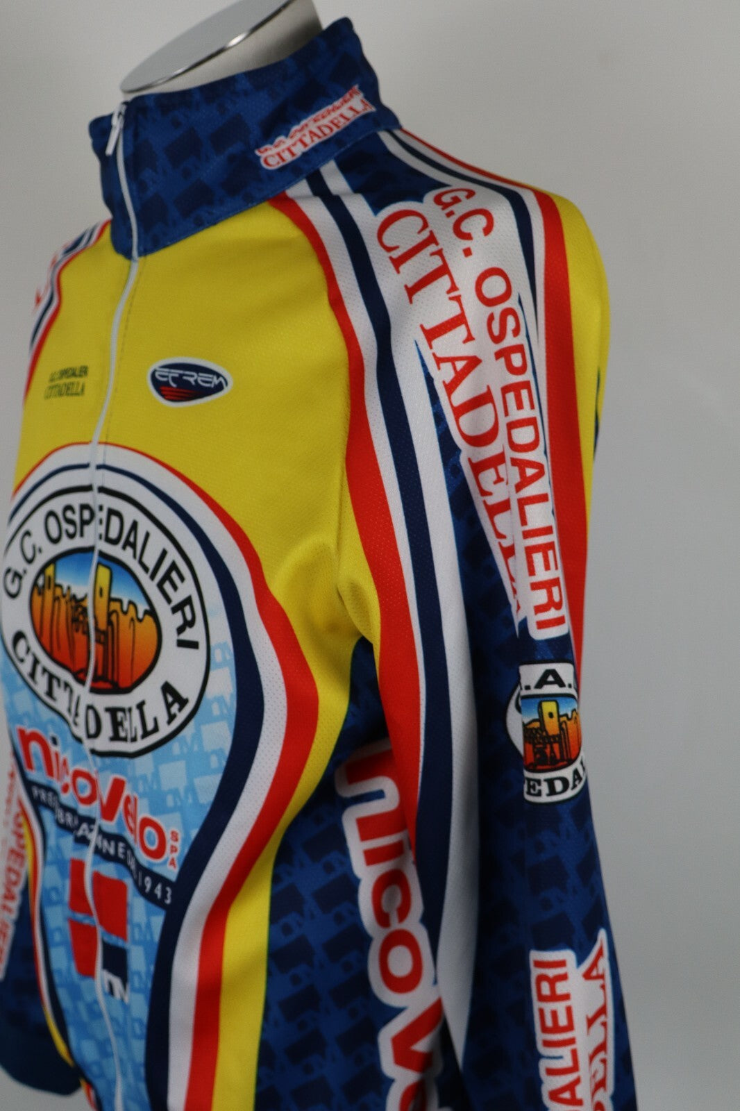 EFREM GIUBBINO GIACCA SPORT CICLISMO UOMO Tg L MAN VINTAGE JACKET