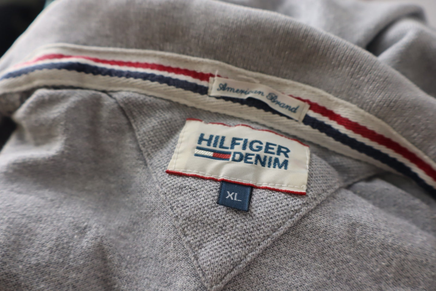 TOMMY HILFIGER DENIM MAGLIA POLO UOMO TG. XL MAN T-SHIRT CASUAL VINTAGE COTONE