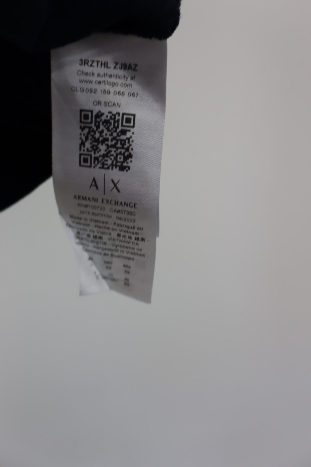 ARMANI EXCHANGE MAGLIA DONNA TG. XL WOMAN CASUAL T-SHIRT VINTAGE COTONE