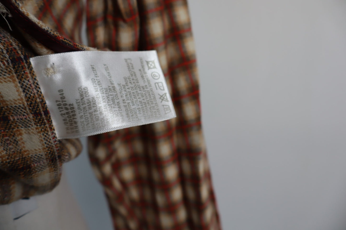 TIMBERLAND CAMICIA UOMO TG. L MAN CASUAL VINTAGE SHIRT COTONE COTTON LANA WOOL