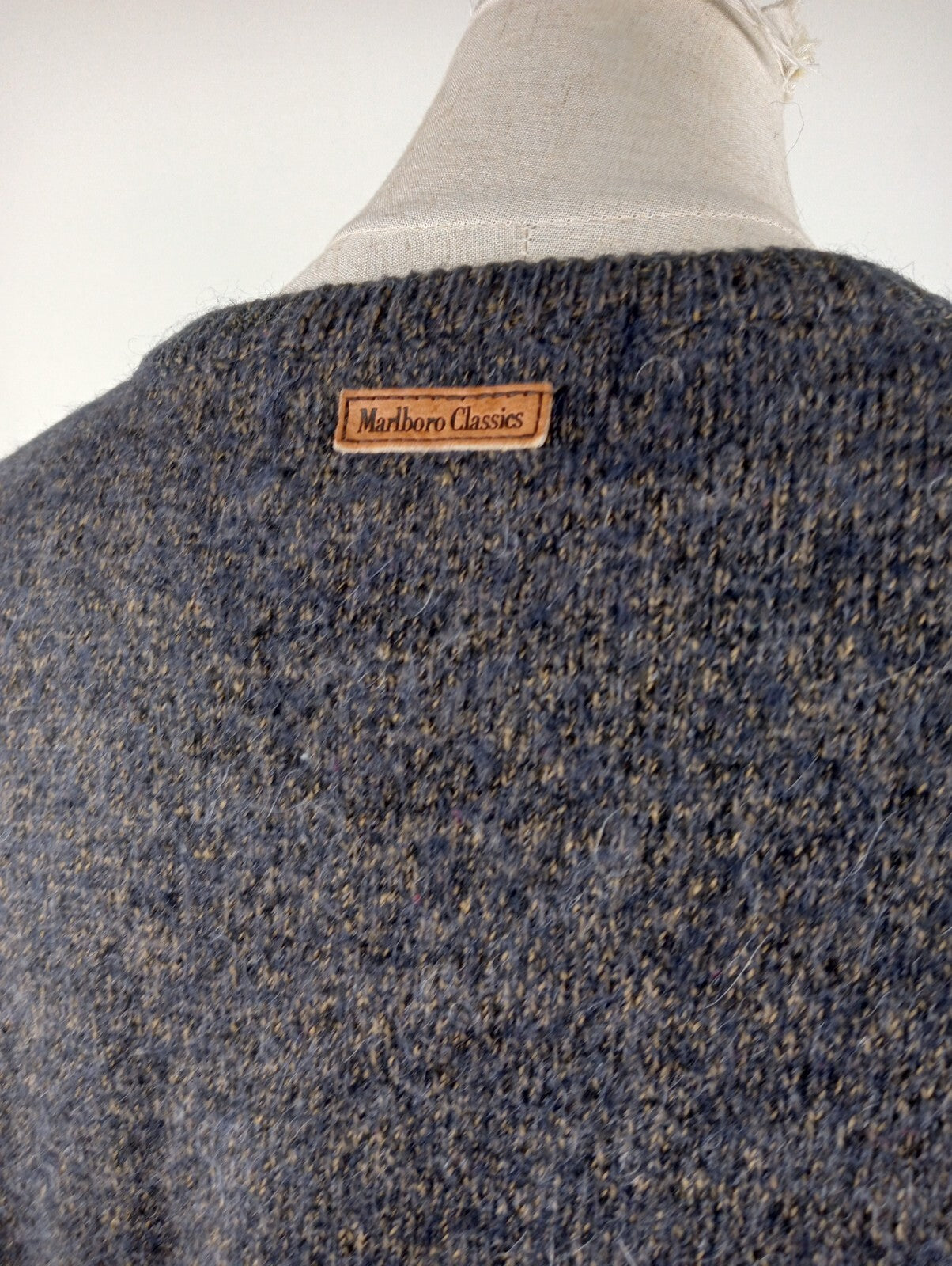 MARLBORO CLASSICS MAGLIONE WOOL LANA VINTAGE UOMO L MAN SWEATER CASUAL ITALY