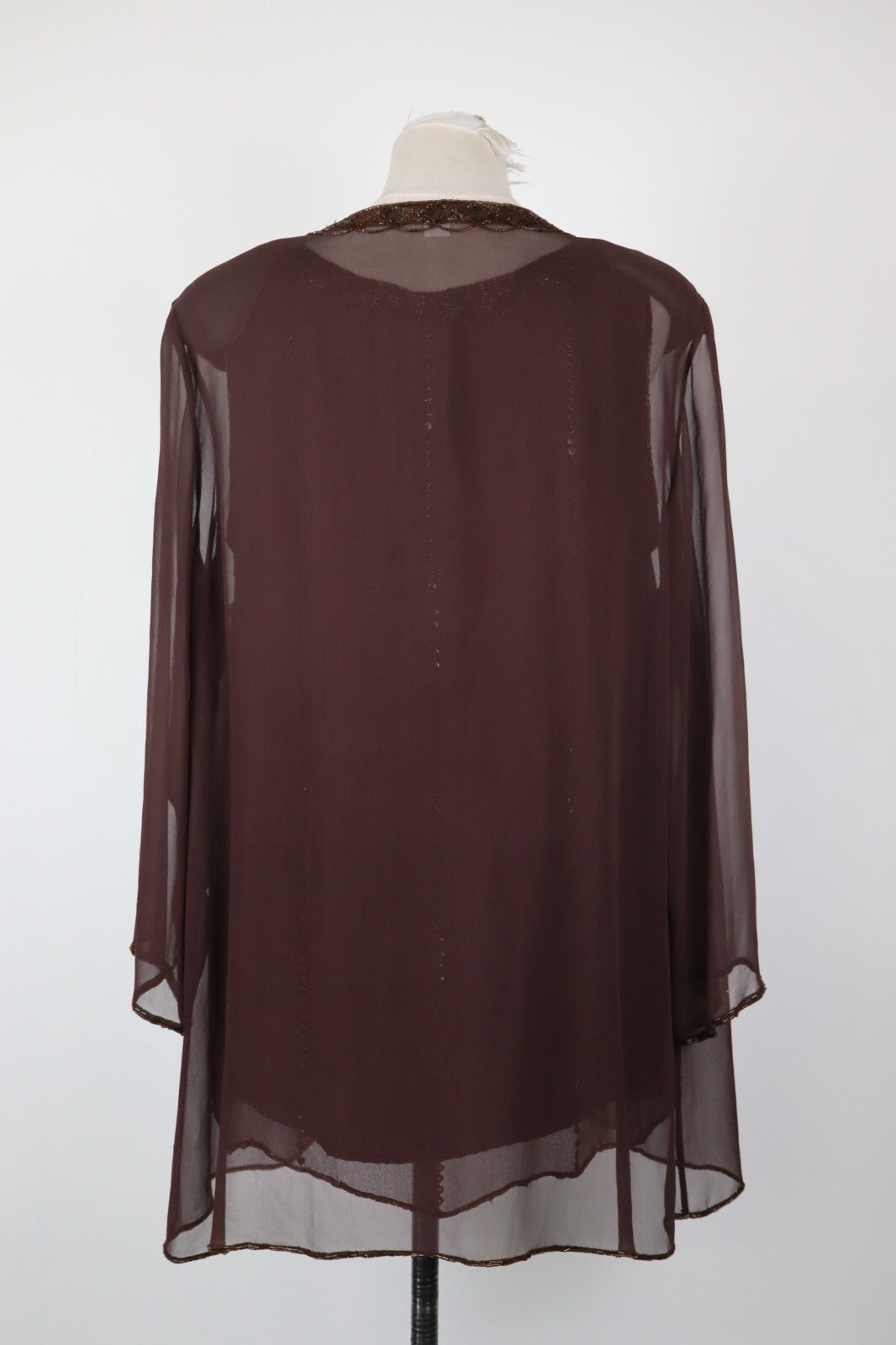 MARINA RINALDI COMPLETO DONNA Tg. 21 MAGLIA COPRISPALLE TWIN SET DRESS VINTAGE