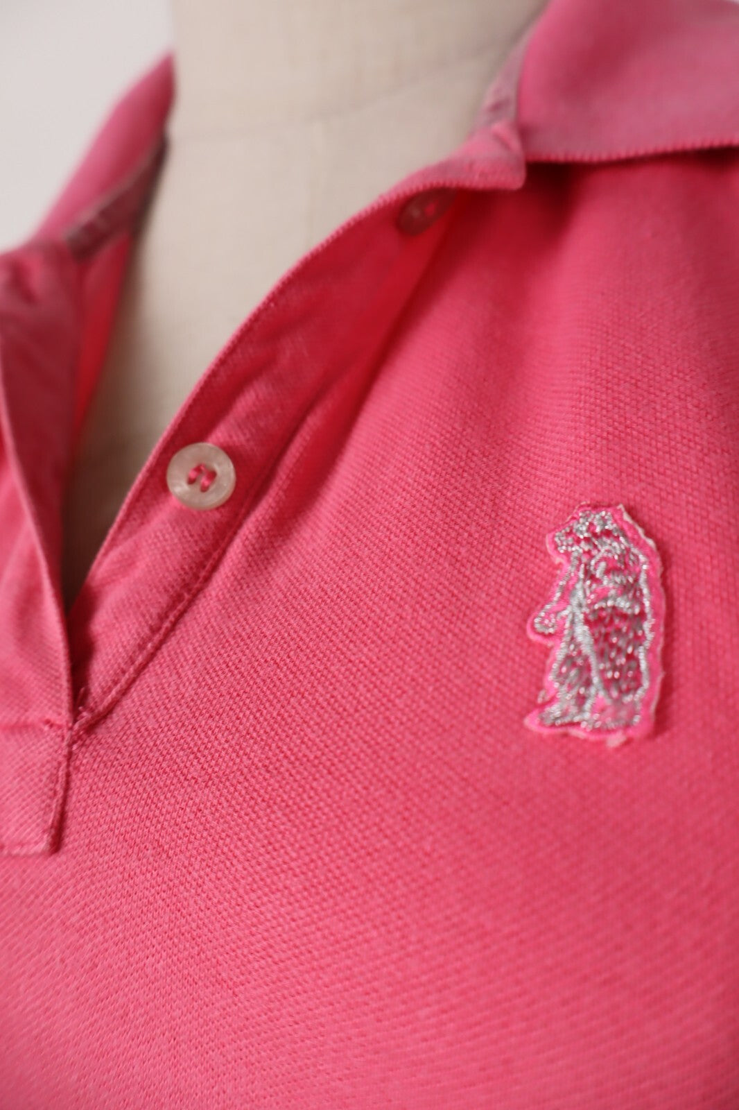 REFRIGUE POLO MAGLIA DONNA TG. S WOMAN T-SHIRT CASUAL VINTAGE COTONE COTTON