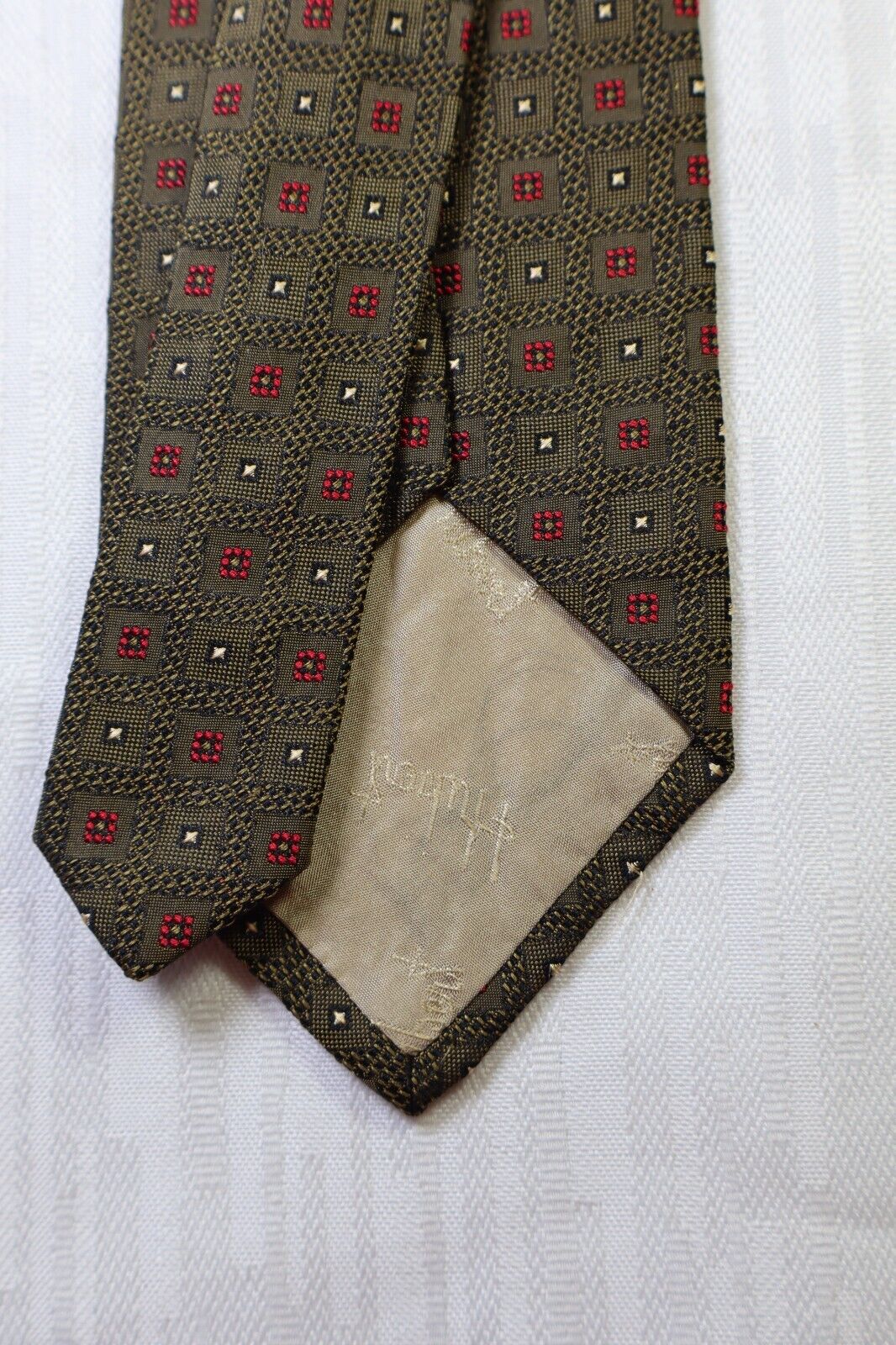 HUBERT PER NINO TOLA 100%  SILK TIE SETA CRAVATTA NECKTIE MADE IN ITALY CLASSIC