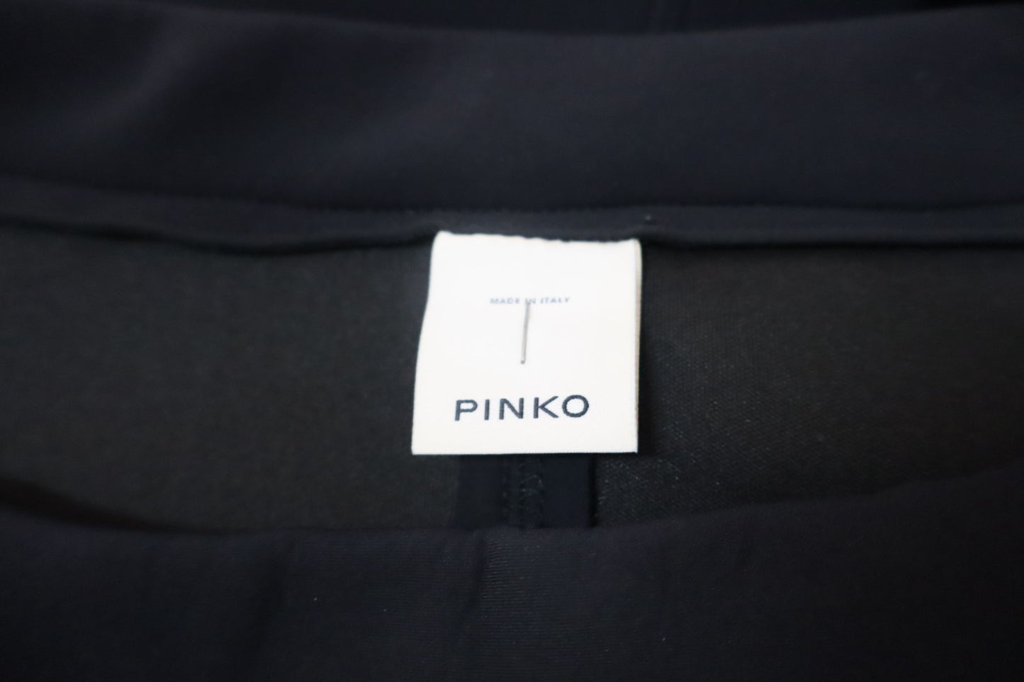 PINKO VESTITO DONNA MEZZA MANICA TG. 44 WOMAN CASUAL VINTAGE DRESS ABITO NERO