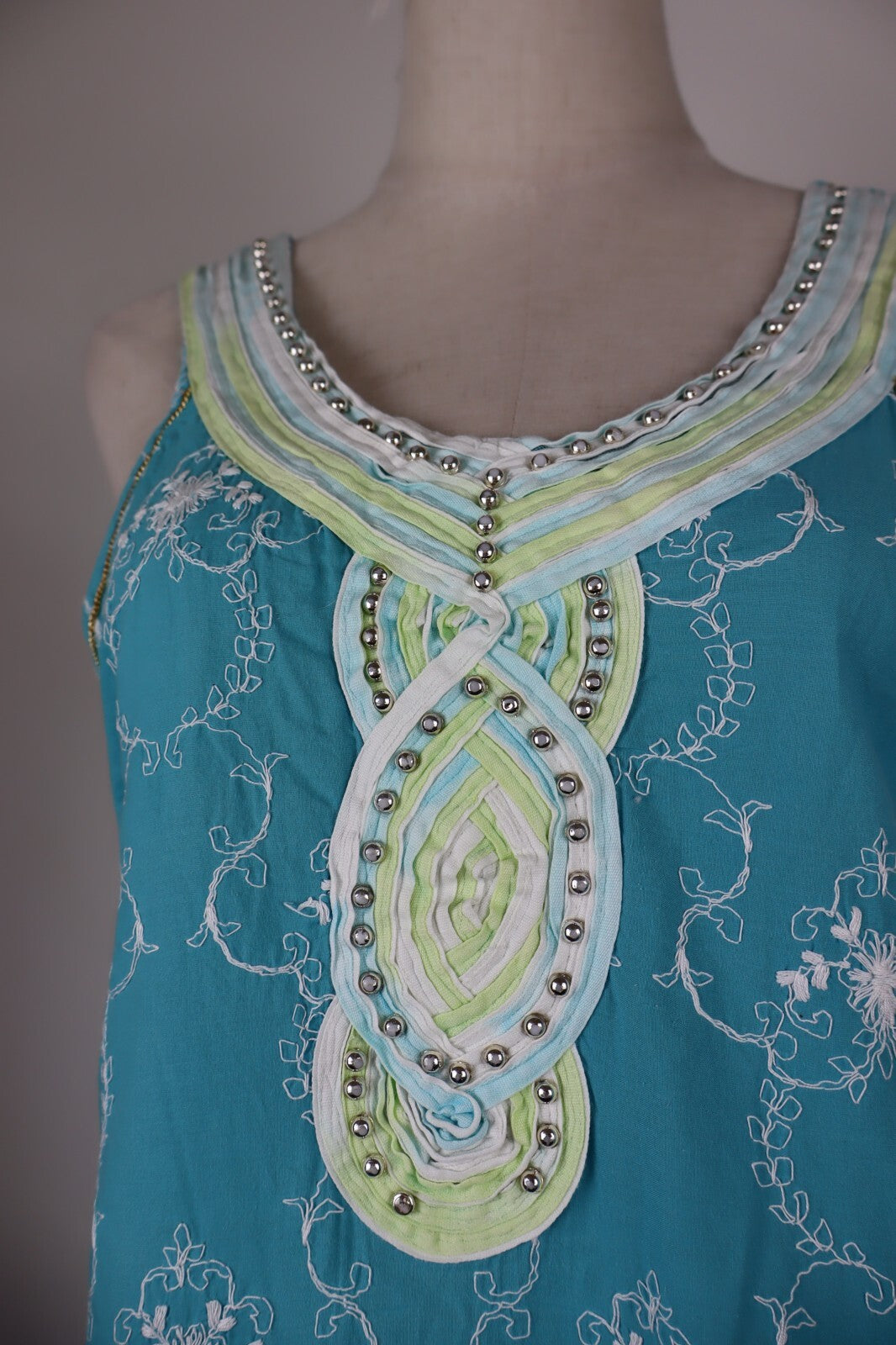 CUSTO BARCELONA VESTITO ABITO DONNA TG 4 WOMAN CASUAL VINTAGE DRESS