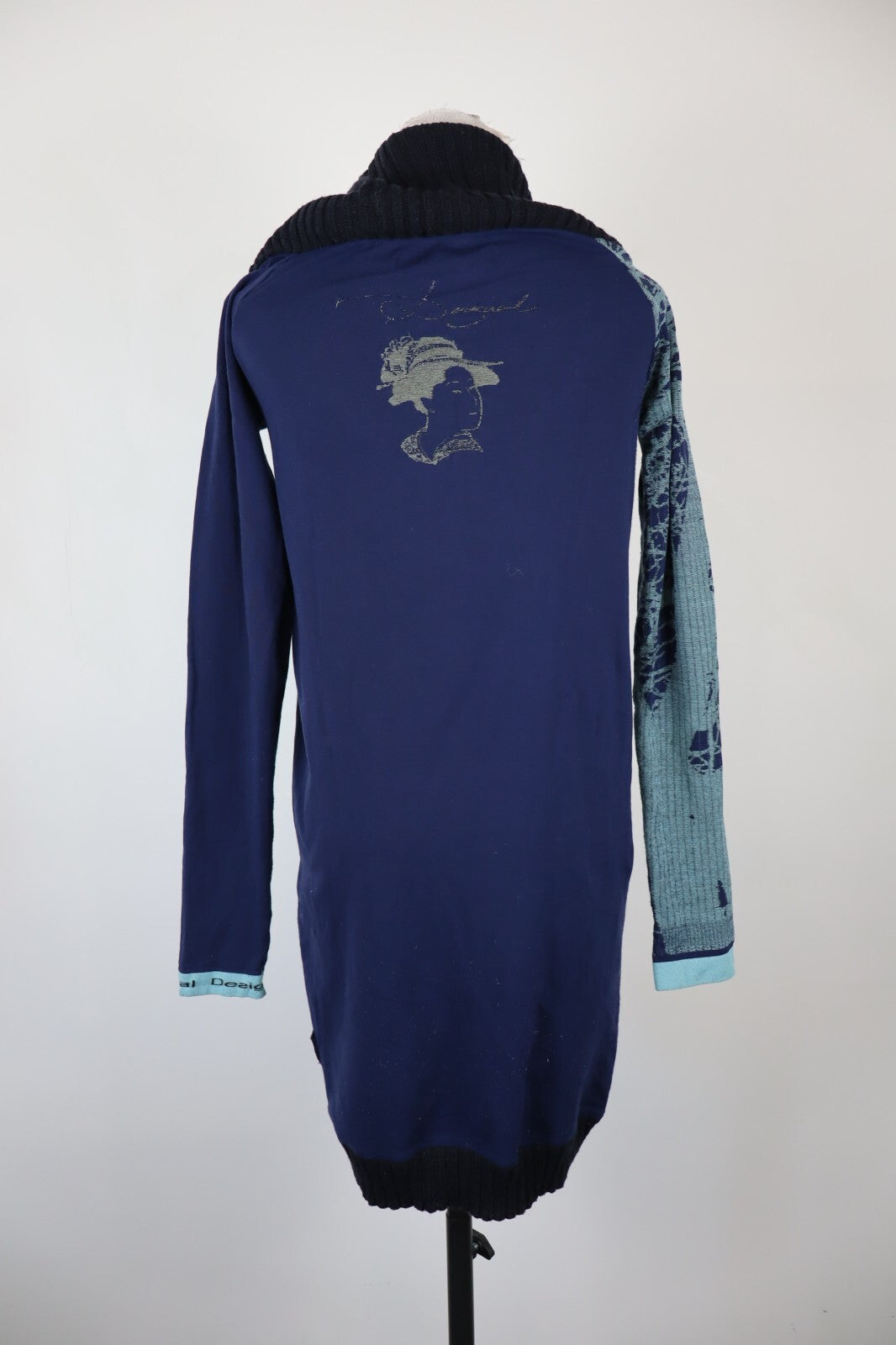 DESIGUAL VESTITO ABITO DONNA TG. XL WOMAN CASUAL VINTAGE DRESS COTONE