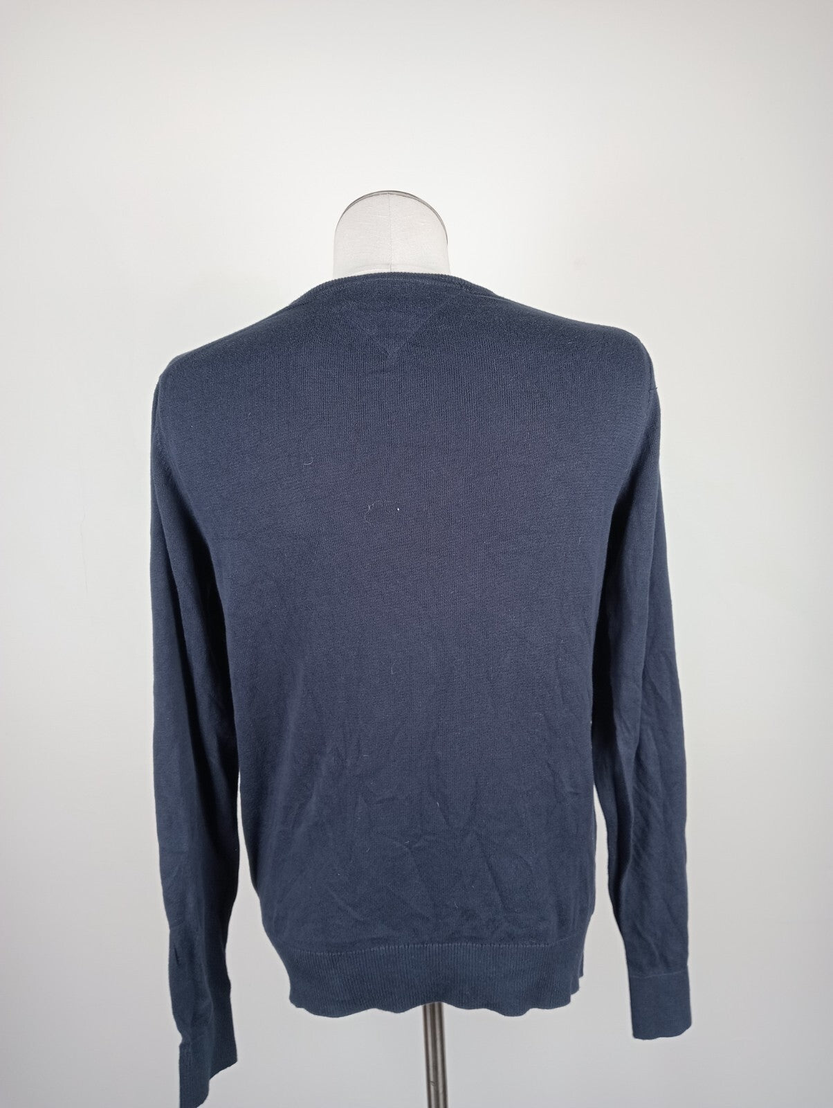 TOMMY HILFIGER MAGLIONE VINTAGE COTONE COTTON UOMO Tg. L MAN SWEATER CASUAL