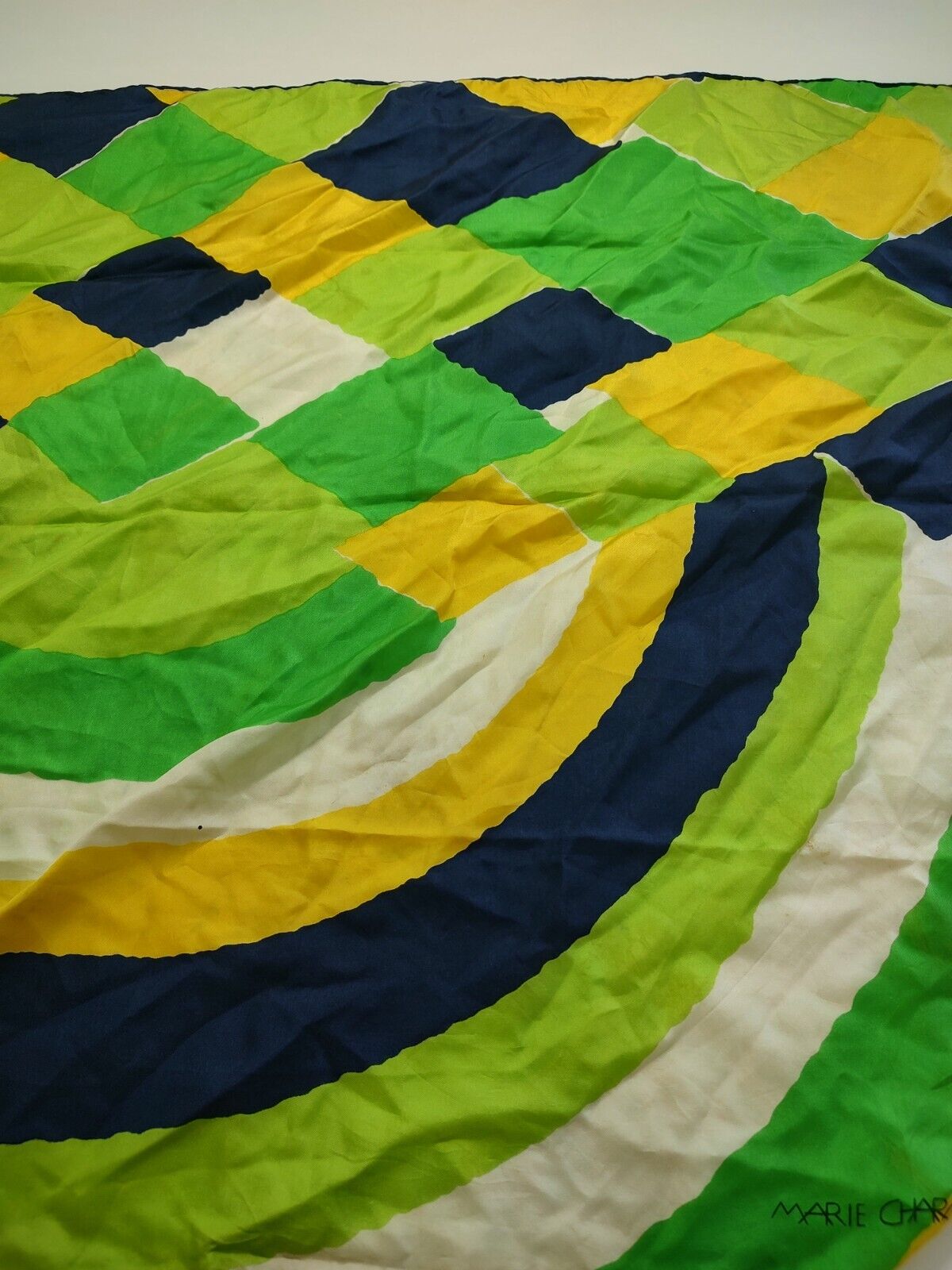 MARIE CHARME  FOULARD 100% SILK SCARVES SCARF RECTANGLE SETA MADE IN ITALY